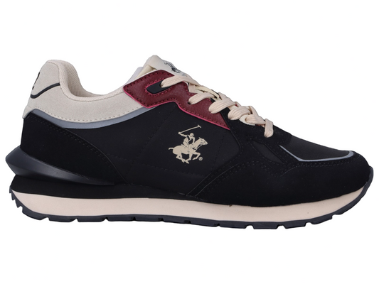 Tenis Polo Club hombre negro DONFRED-BLBRG-M7-A 14901290