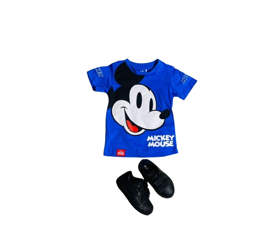 Camisa azul niño Disney Mickey