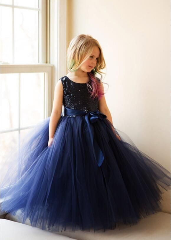 Vestido azul largo para evento de gala