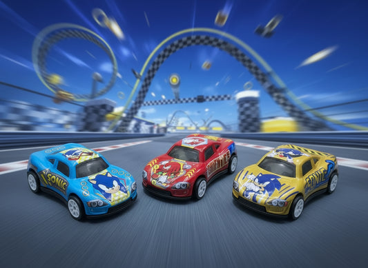 Juguete carro set 3 piezas sonic niño ST-SN-CM3S 490390290