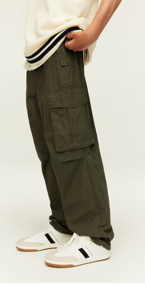 Pantalon Jogger verde niño H&M