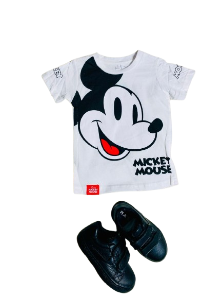 Camisa blanca niño Disney Mickey