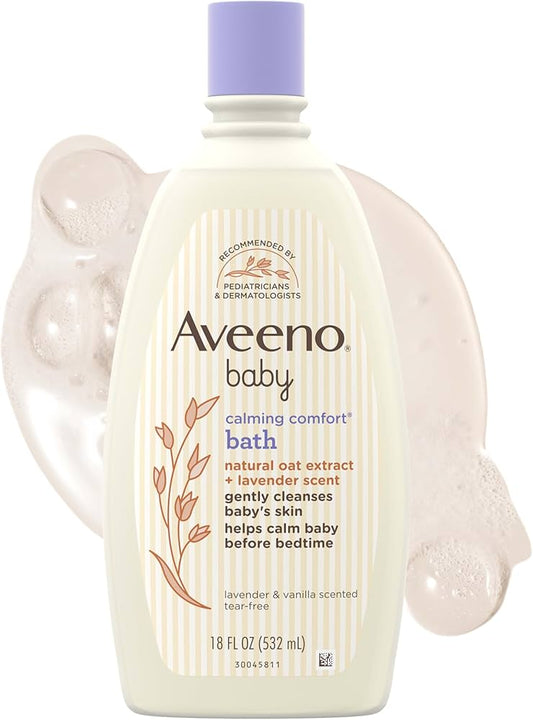 Aveeno shampoo y jabon bebe niña niño 18 oz 532 ml (copia)