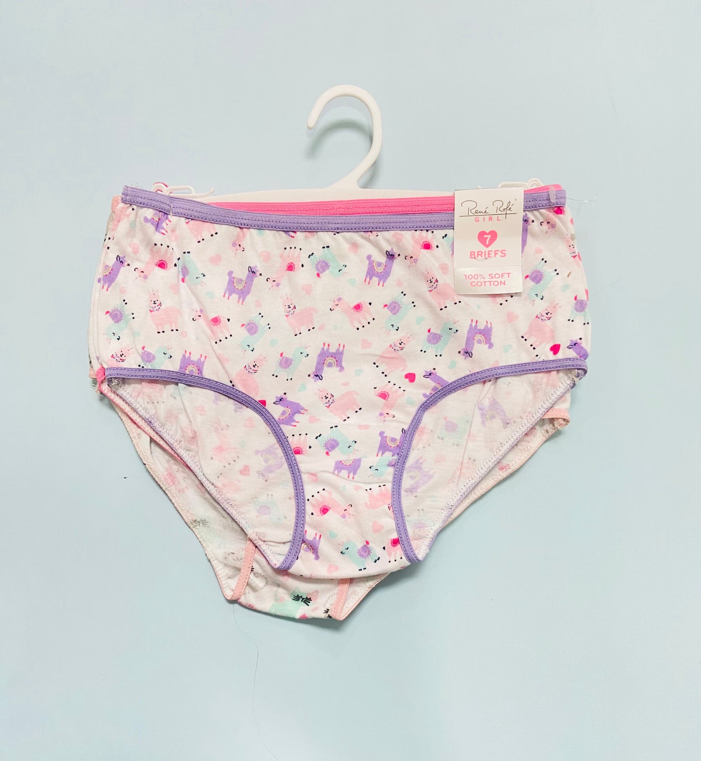 Ropa interior pantie 7 piezas niña