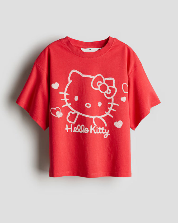 Camisa roja Hello Kitty niña H&M