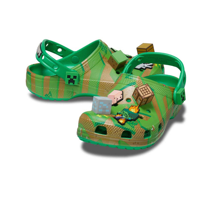 Crocs Minecraf niño