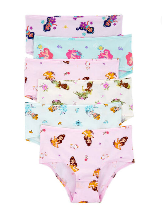 Ropa interior 6 pack Carter's princesas niña