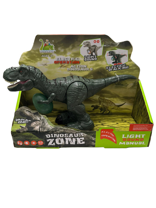 Juguete dinosaurio Rex eléctrico caminador articulado niño