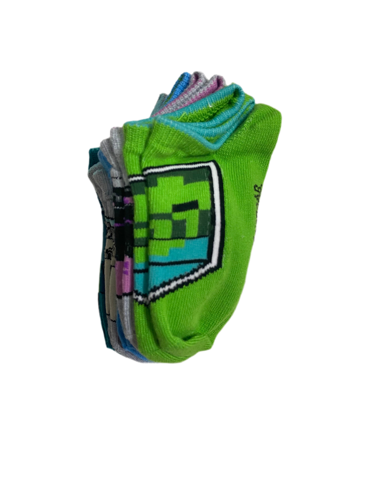 Set 6 pares calcetines Minecraft niño niña