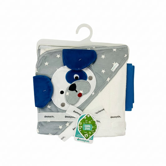 Toalla baño perrito bebe niño Kobytin