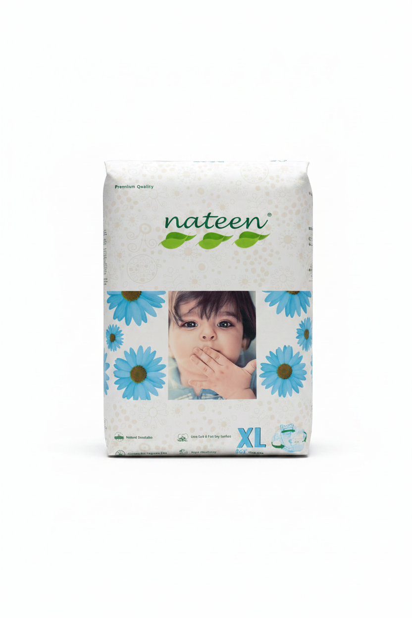 Pañales bebe niño niña nateen XL 56 uni/paq NA0000039