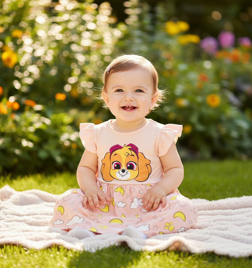 Vestido rosado bebe niña Paw Patrol N10-PWG-100B promo 2x1000