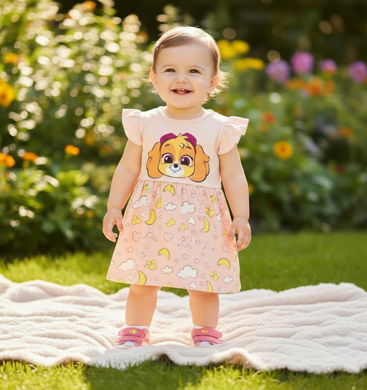 Vestido rosado bebe niña Paw Patrol N10-PWG-100B promo 2x1000