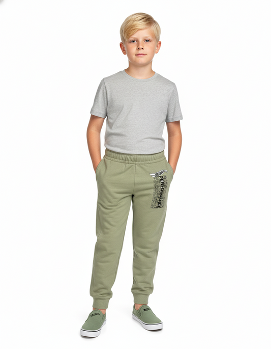 Pantalon jogger beige niño Hotwheels HW-91433 Disney