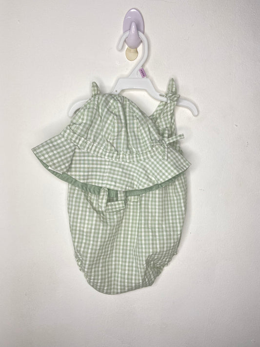 Set 2 piezas verde bebe niña