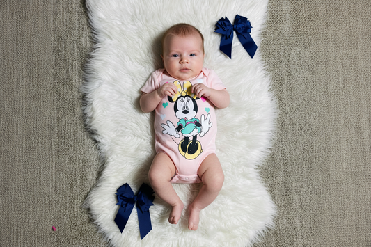 Mameluco azul rosado Minnie bebe niña D2-MI-1015B promo 4x1000 290245