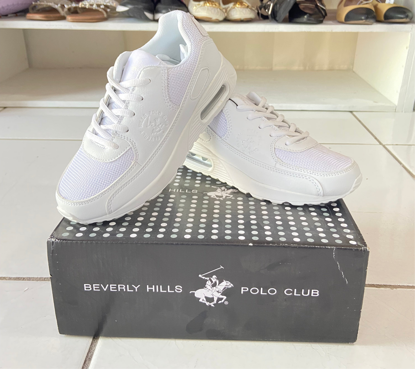 Tenis polo club niño niña Blancos c/cordones FISSION-WHI-BTS4-B