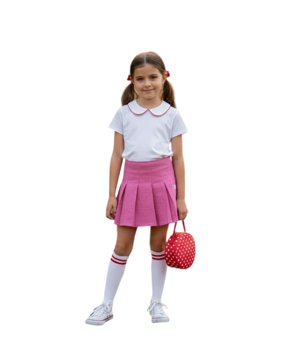 Falda rosada niña Minnie Disney MM-2618