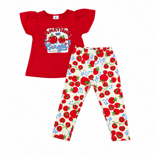 Set conjunto cereza cherry niña Quimby 34578-191763