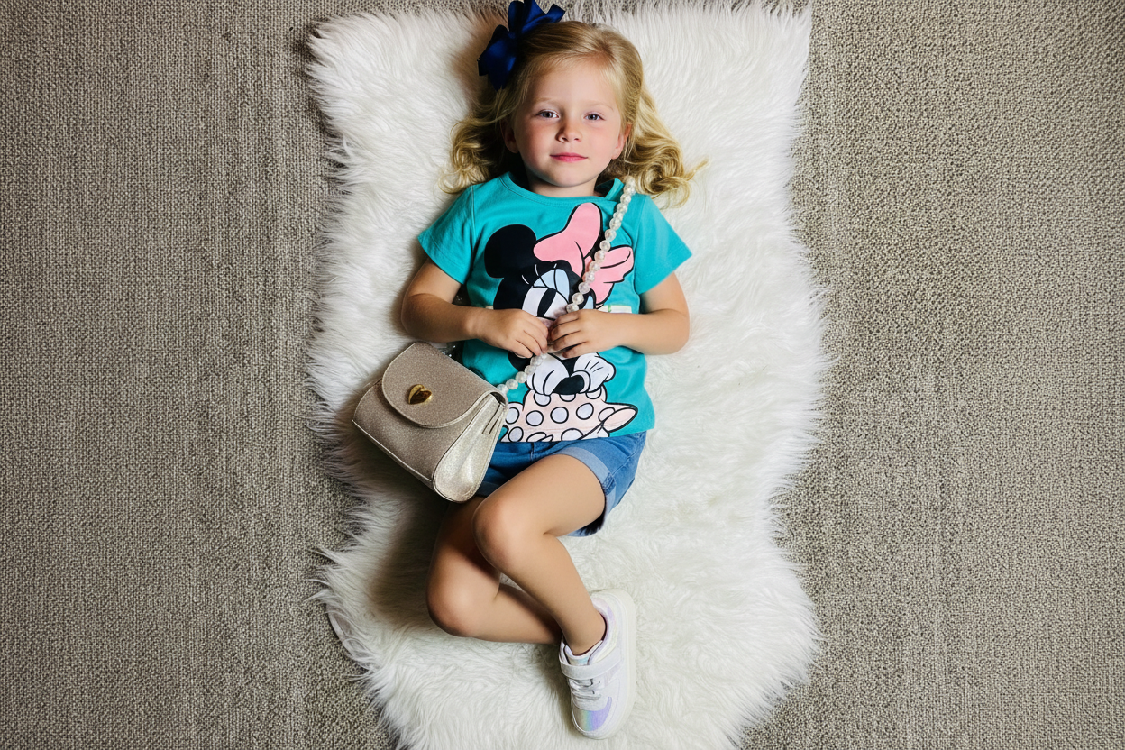 Set 2 piezas camisa verde bebe niña minnie disney promo 2x1000