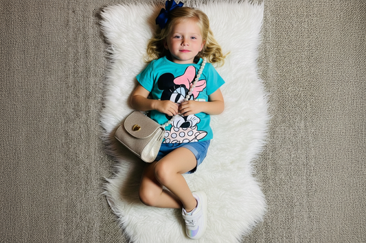 Set 2 piezas camisa verde bebe niña minnie disney promo 2x1000