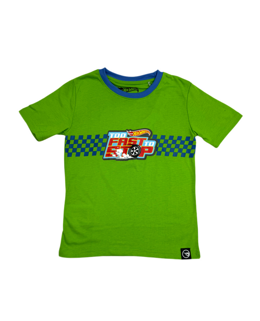 Camisa verde claro niño Hotwheels HW-91341 Disney