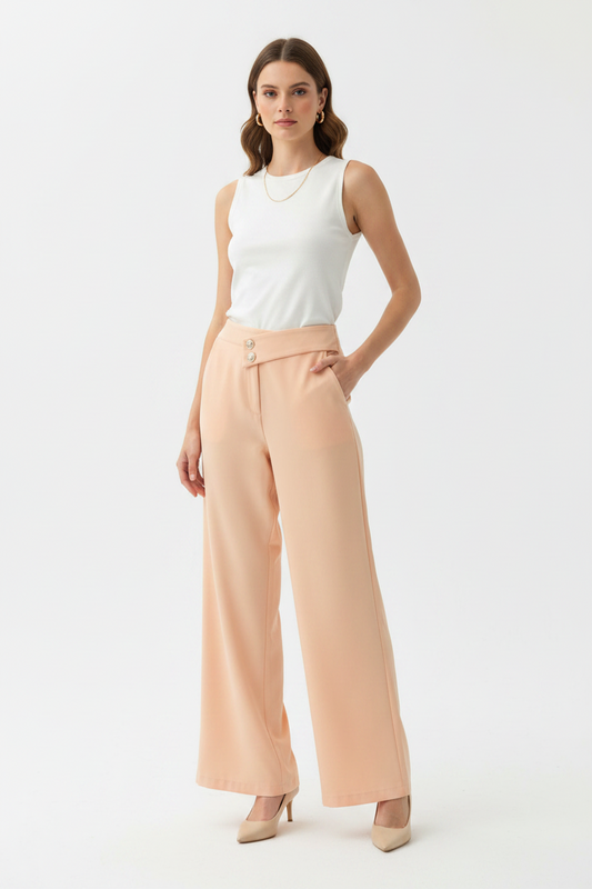 Pantalon Dama Tela Formal Salmon  INT3-1734  690590490 promo 3x1000