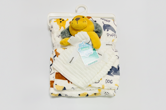 Sabana Cobija  apego blanca perrito kobytin bebe niño