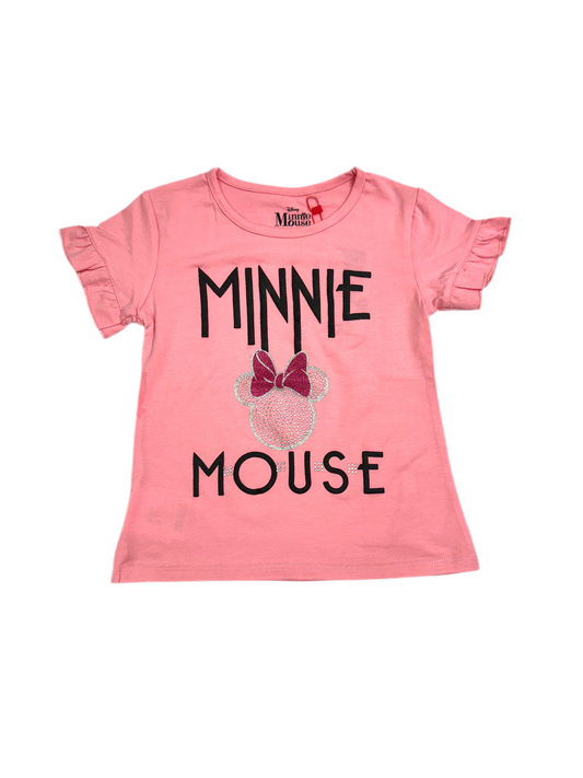 Camisa rosado claro perlas niña Minnie Disney MM-2503