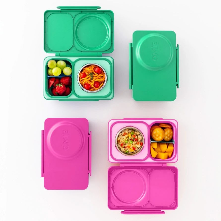 Lonchera accesorio para comida antiderrame niña niño OMIELIFE box up verde Up