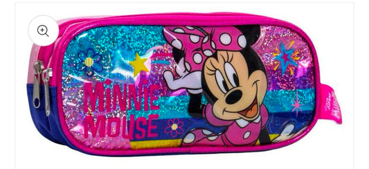 Cartuchera minnie rosado 225x11x7 077-220132