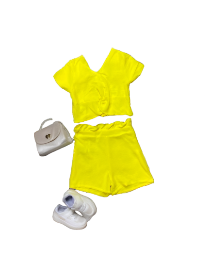 Set conjunto 2 piezas chic mi niña amarillo CSG1117-13 590490