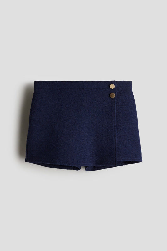 Falda short azul niña H&M