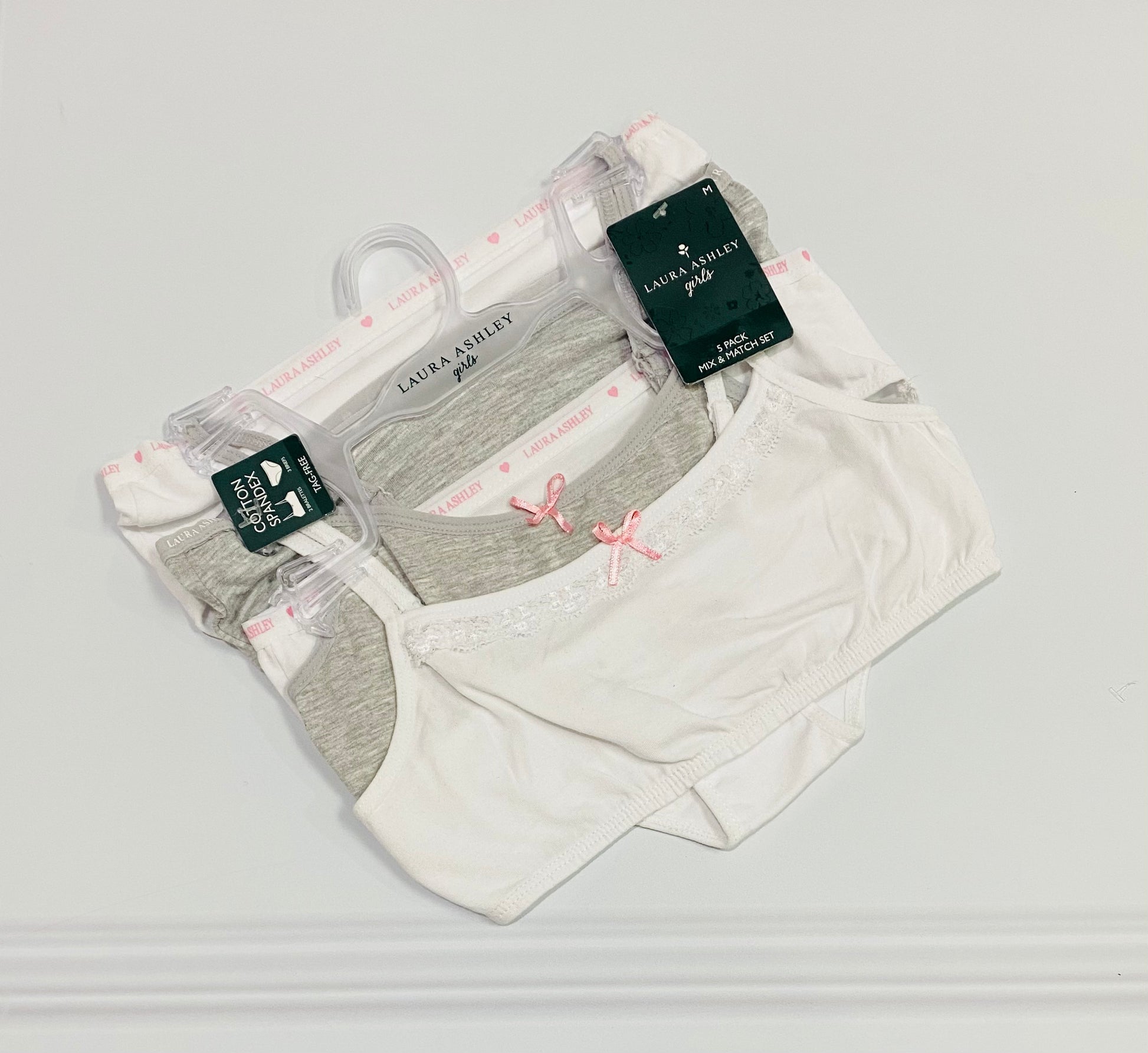 Nina Ropa Intima Catalog Set 5 piezas ropa interior niña centros blancos y panties – Kima Shop HN