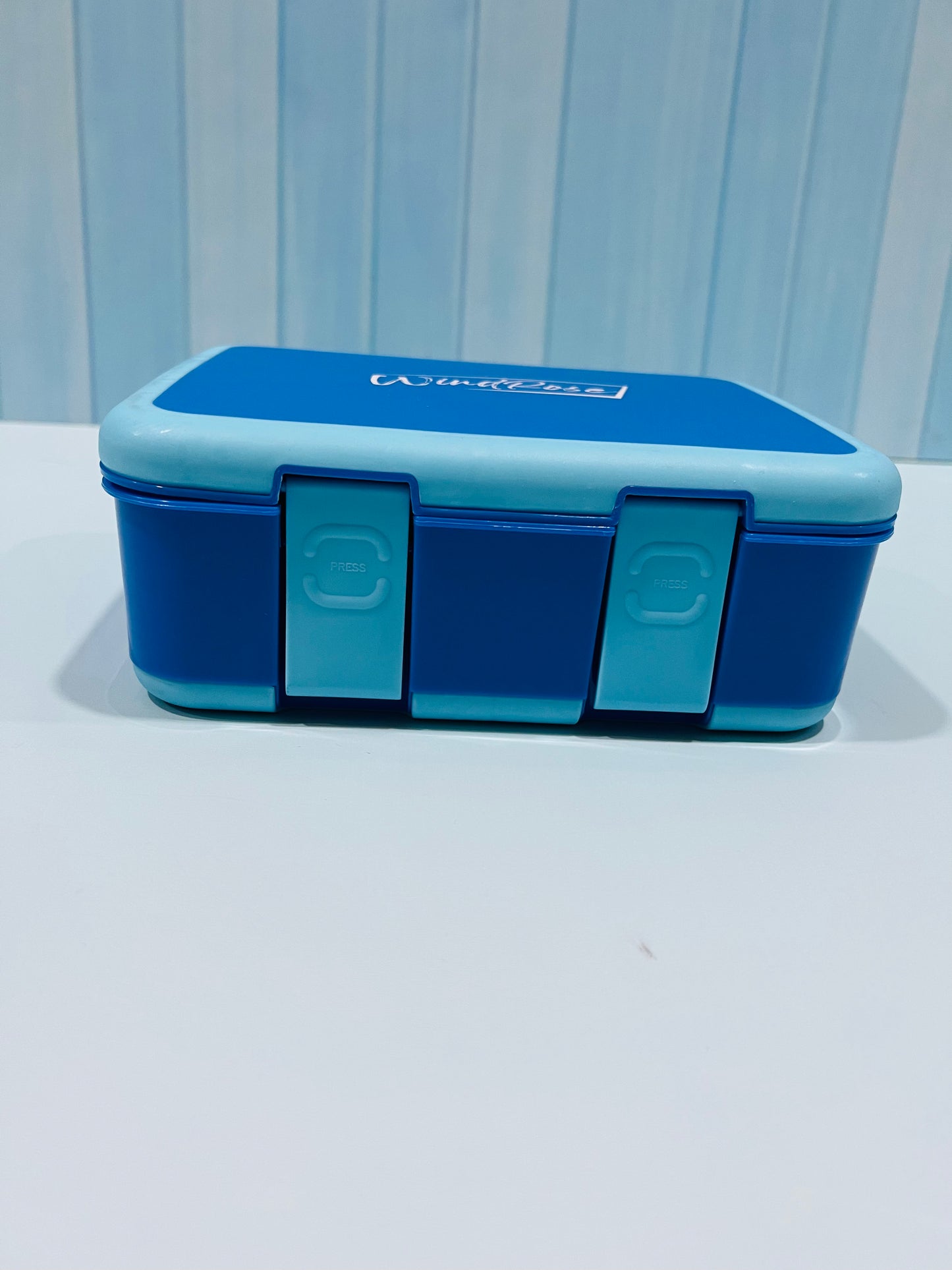 Contenedor Lonchera azul para comida