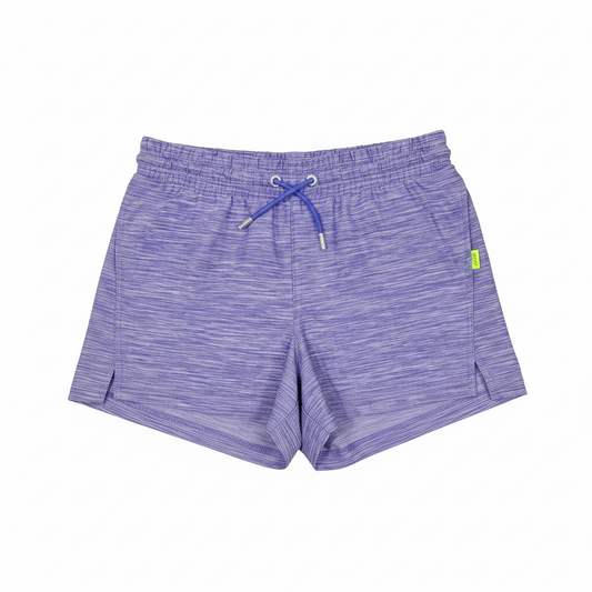 Calzoneta Short morado de baño niña ejercicio promo 4x1000