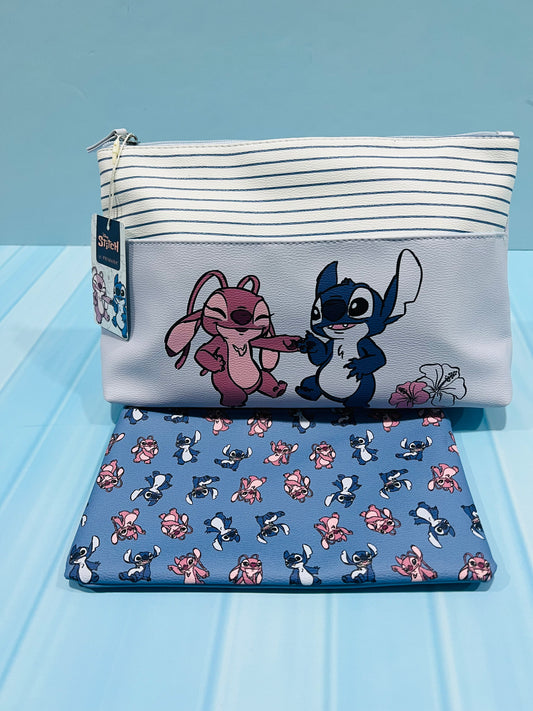 Cartuchera stitch set de 2
