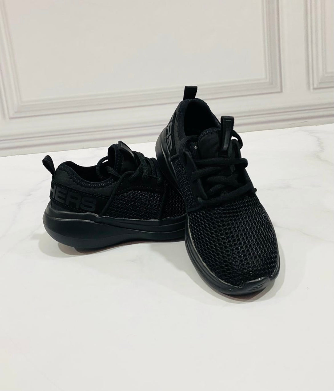 Tenis Negros Niño Niña Skechers zapatos negros