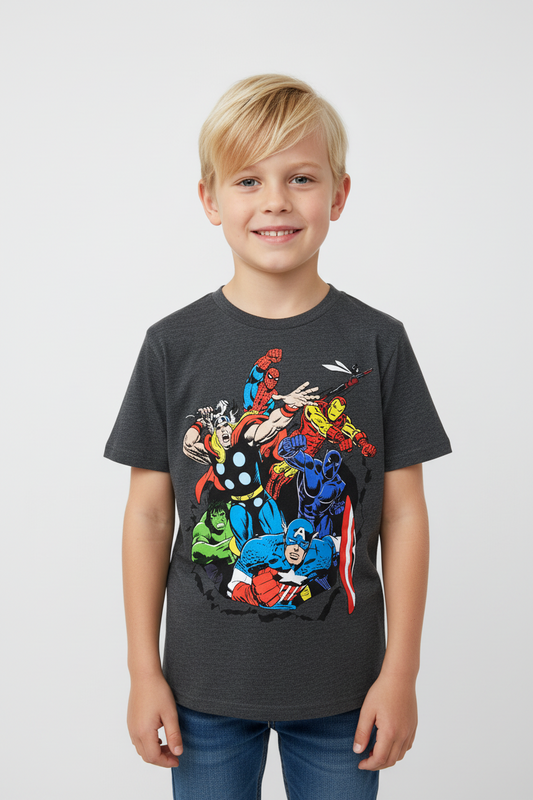 Camisa azul Marvel Niño