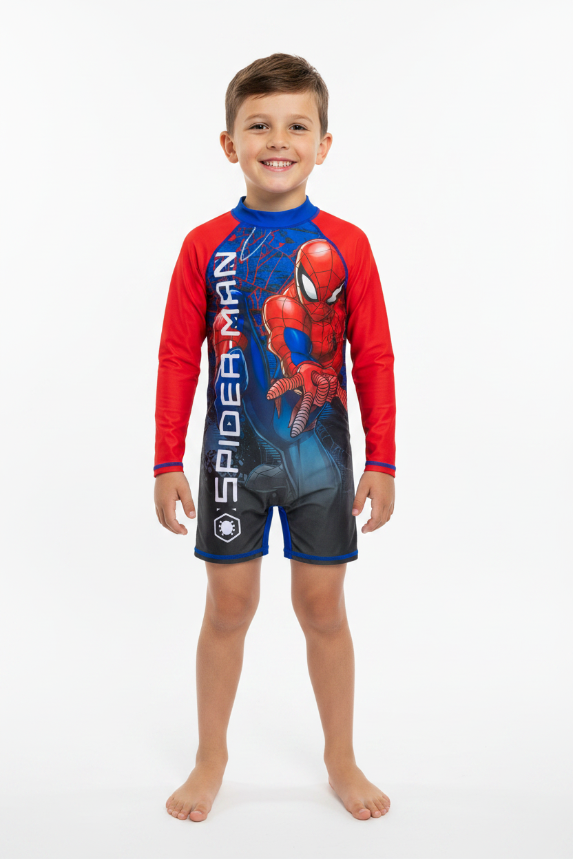 Traje baño niño una pieza Spiderman