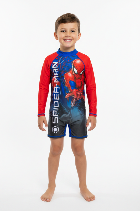Traje baño niño una pieza Spiderman