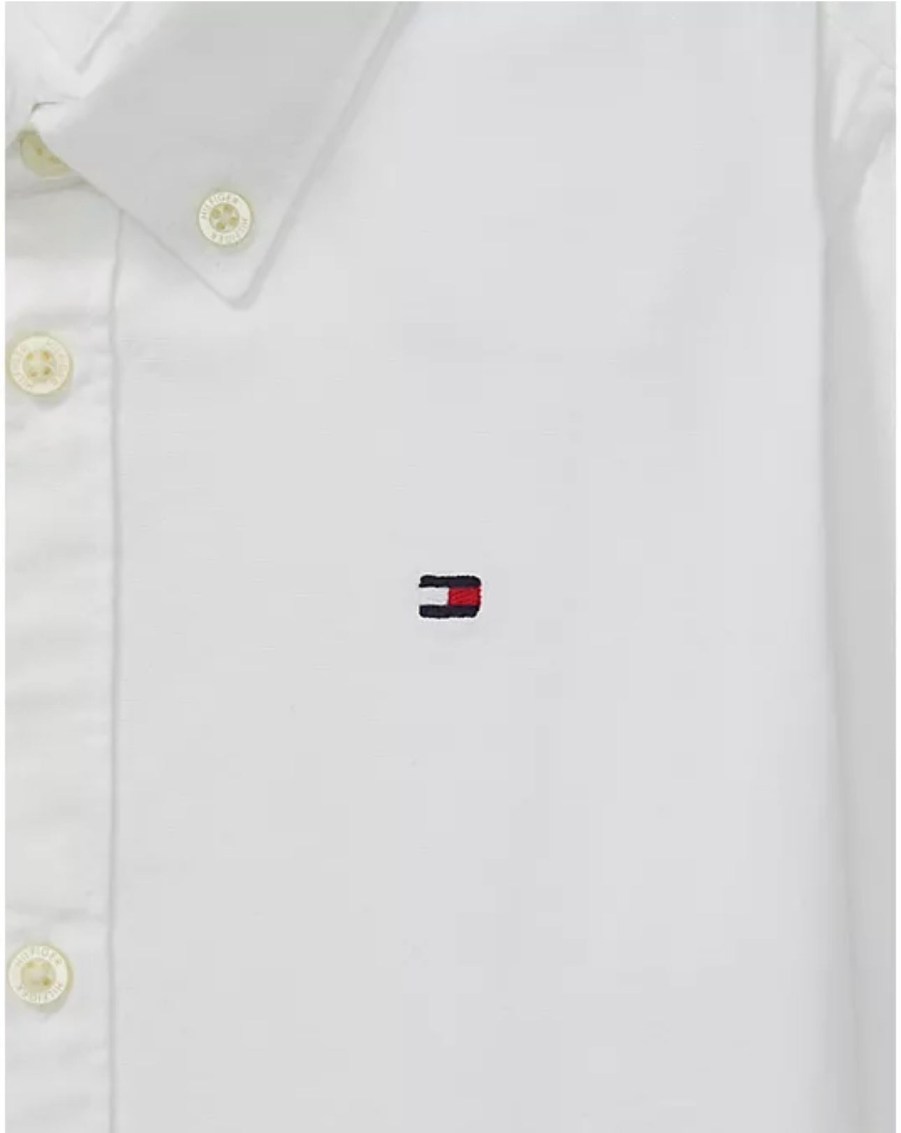 Camisa blanca formal Tommy  Hilfiger niño