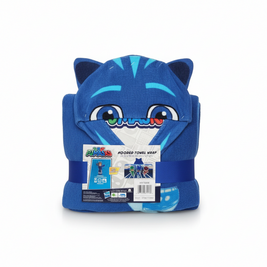 Toalla de baño Azul  niño PJMASKS 24in x50in (61cmx 127 cm ) juguete
