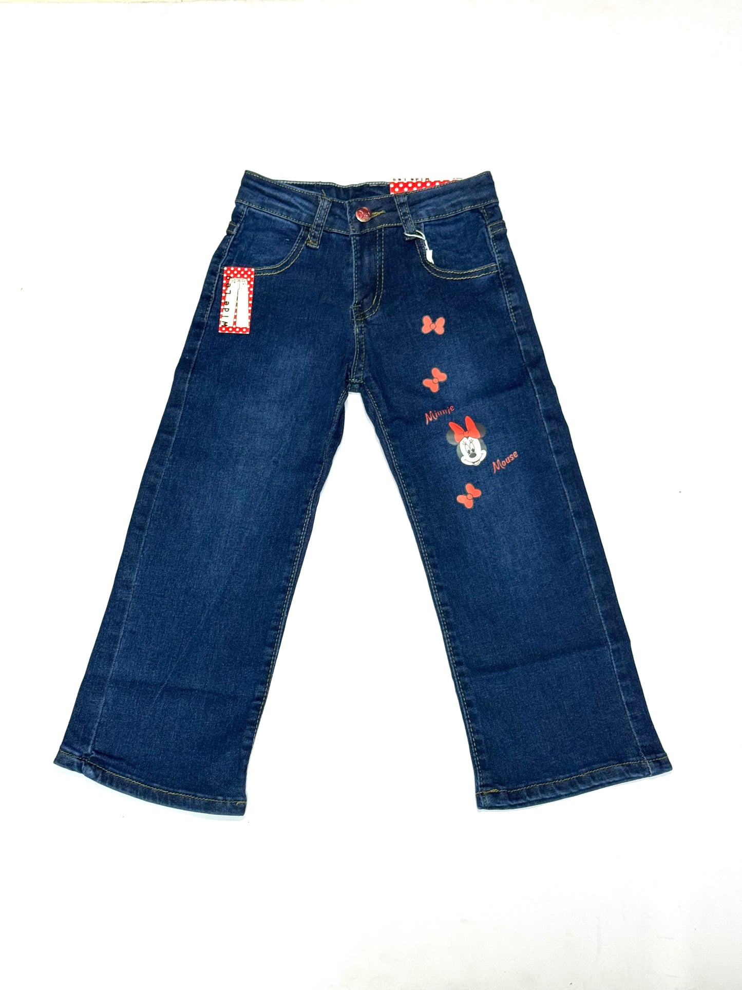 Pantalon jeans ancho azul oscuro minnie Disney MM-2538