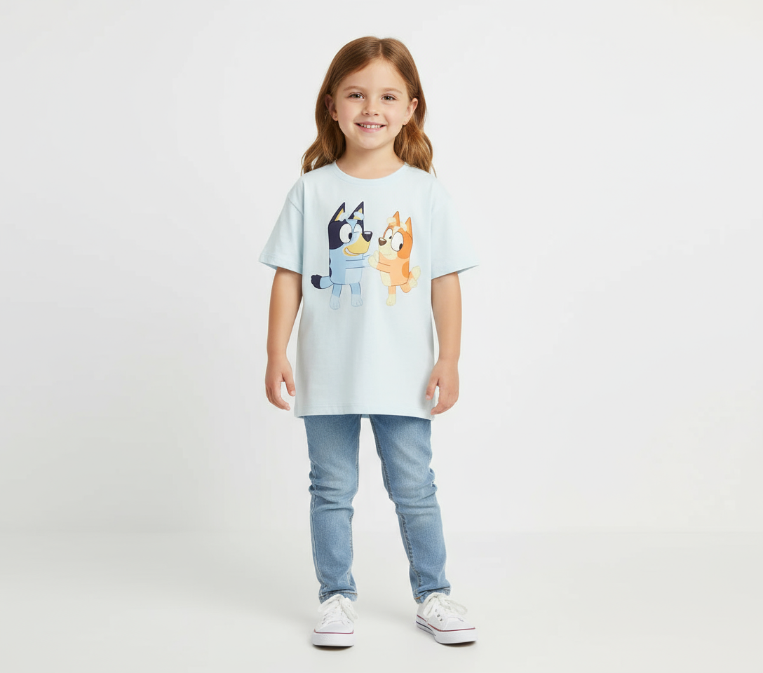 Camisa bluey y bingo Niña Niño