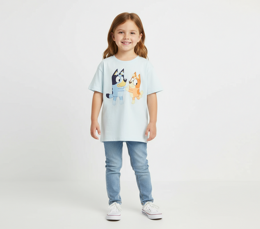 Camisa bluey y bingo Niña Niño