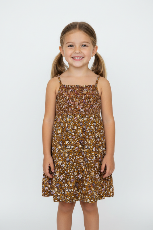 Vestido old navy  flores niña