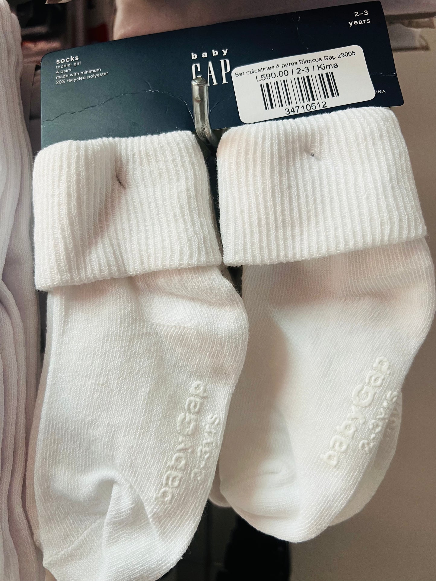 Set calcetines 4 pares Blancos Gap 23005