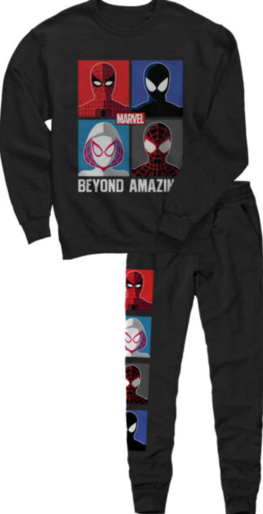 Set 2 piezas buso y sudadera niño spiderman marvel 68060144