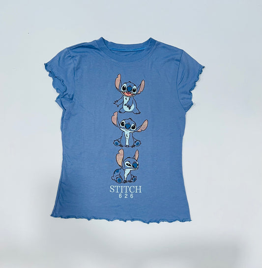 Camisa azul Stitch niña Disney